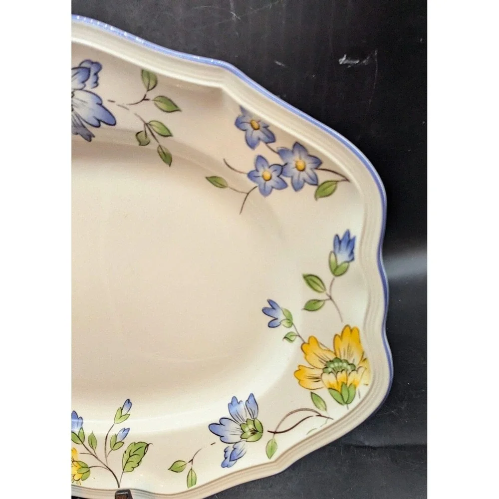 Vintage Villeroy & Boch Toscana Floral Large Oval Serving Platter 14